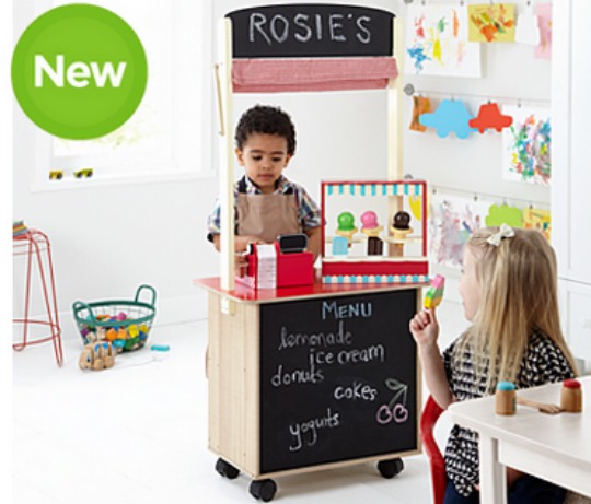 QUICK George Home 2 In 1 Wooden Play Shop Cafe 35 Asda Direct