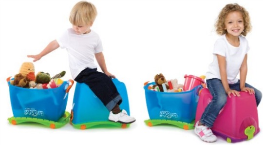 Trunki Travel Ride On Toy Box Blue Pink 10 Halfords