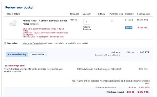 Avent breast pump discount boots