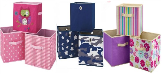 canvas storage boxes