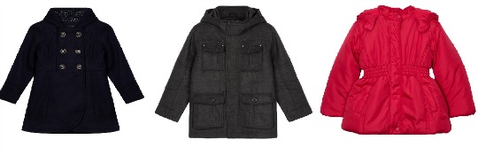 Debenhams childrens coats outlet
