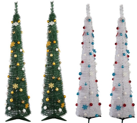 Pop Up 6FT Green/White Christmas Trees £15.94/£14.94 
