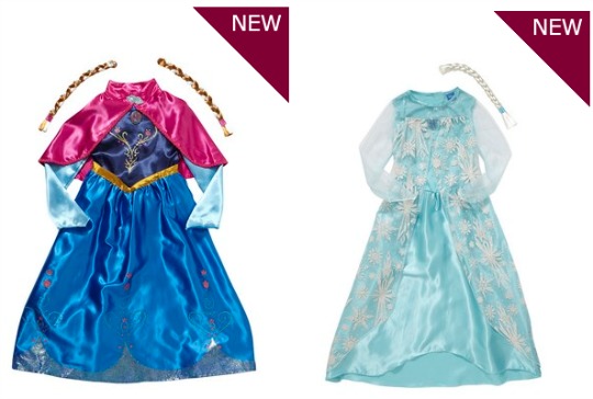 elsa costume tesco