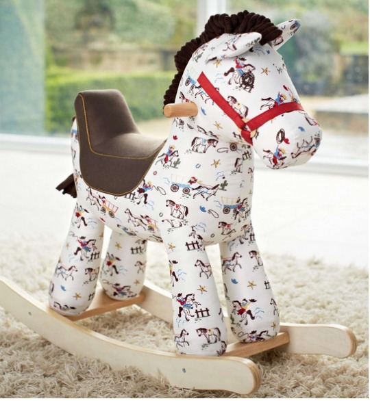 Mamas and papas floral rocking best sale horse