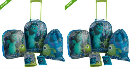 Monsters University 5pc Bag Set £11.99 Delivered @ /Argos