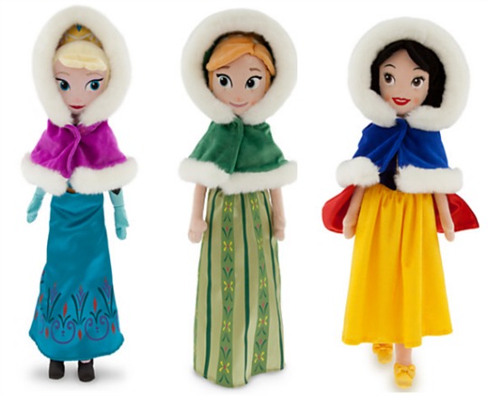 Disney princess soft top dolls