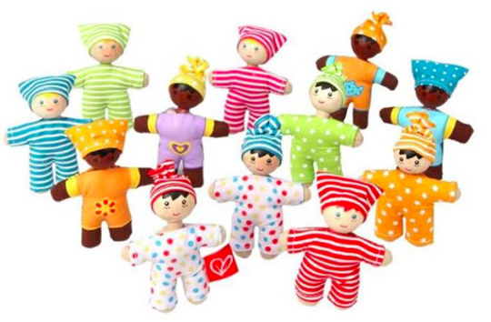 Hape Little Wooden Baby Dolls