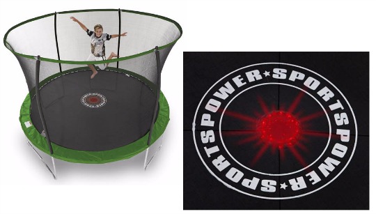 Sportspower 10ft Galvanised Trampoline And Enclosure With Flash Zone 99 Asda George