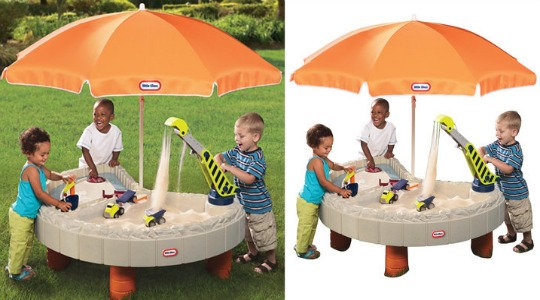 Little tikes builders bay sand and water table deals