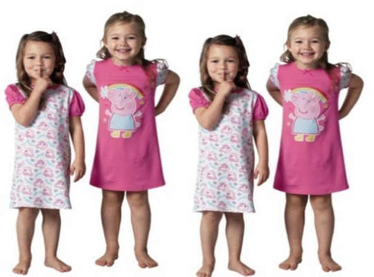 Peppa Pig Girls Two Pack Of Nightdress 9.74 Argos