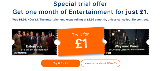 Entertainment Month Pass Now TV
