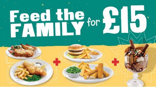 feed the family for £15 HH pm