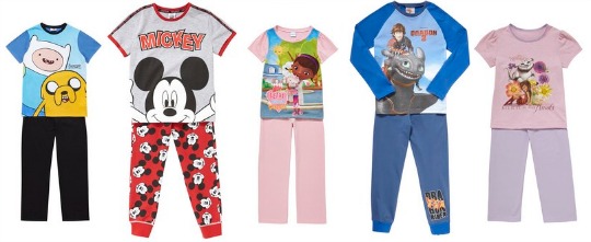 F&f disney pyjamas deals