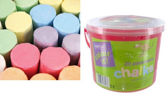 pavement chalks