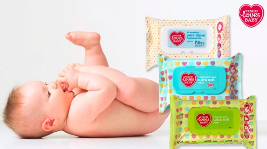 Baby wipes sales tesco