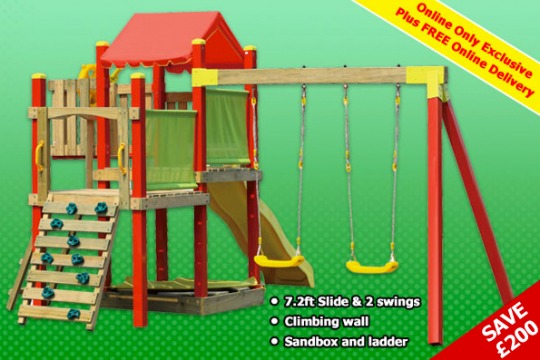 Jumbo Jungle Jim Climbing Frame \u0026 Play 