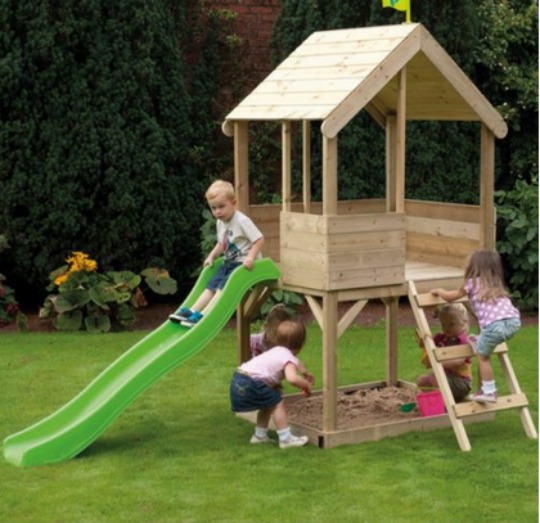 argos tp wooden playhouse