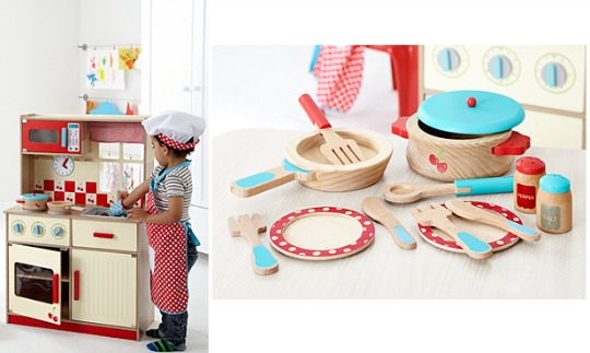 George Home Wooden Kitchen Bundle £45 @ Asda George