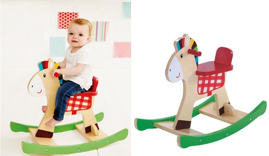 Early learning centre wooden rocking horse 2025