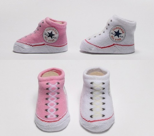 Converse Baby Booties £3.99 for 2 Pairs 