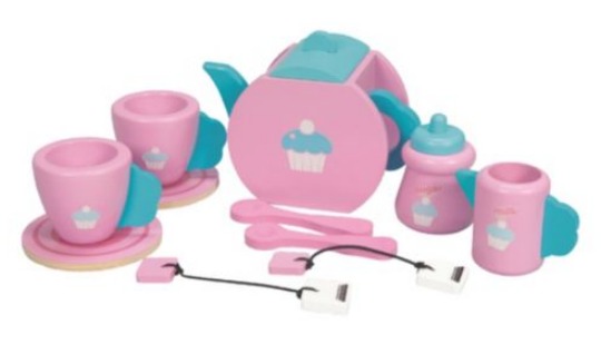 Argos wooden tea sales set