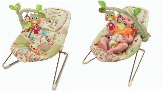 vaccination Blaze fødsel Fisher Price Woodsy Friends Baby Bouncer £28.66 @ Boots & Amazon