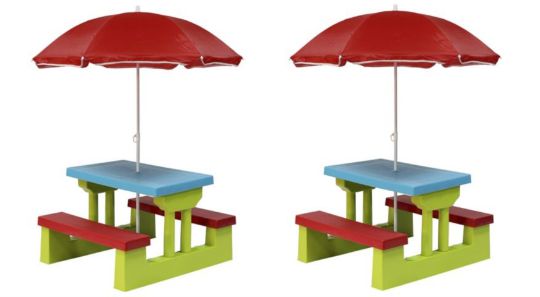 tesco childrens plastic table and chairs