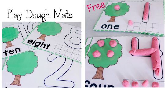 free play dough mats pm