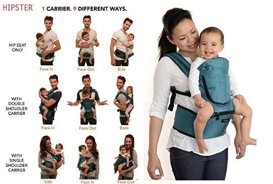 hipster baby carrier