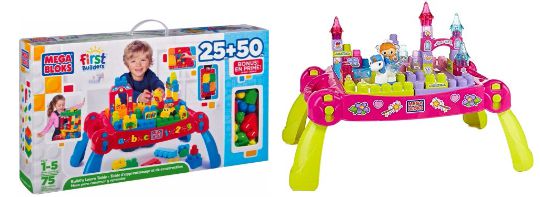 Half Price Mega Bloks First Builders Build n Learn Table amp