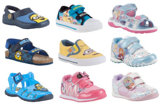 Tesco kids footwear deals