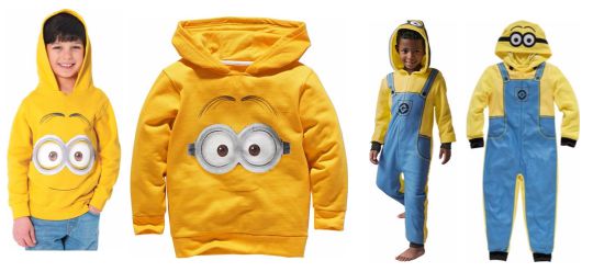MInions onesie and hoodie pm