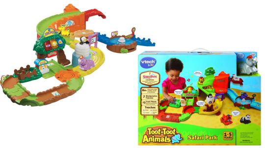 toot toot animal playset