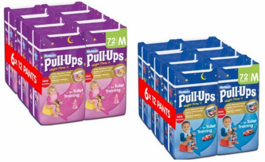 Huggies Pull Ups Night Time 72 Toilet Training Pants £15 @