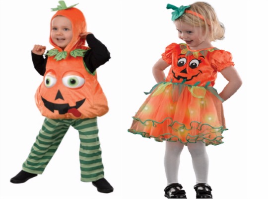 Light Up Pumpkin/Pumpkin Witch Costumes £8 @ Asda George