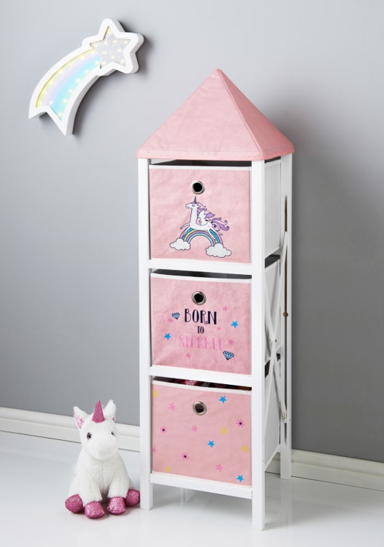 unicorn dressing table b&m