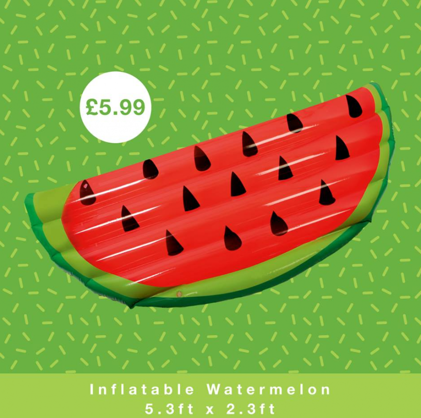 Mermaid / Fruit Giant Pool Inflatables £5.99 @ Home Bargains