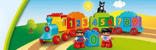 LEGO Duplo number train set