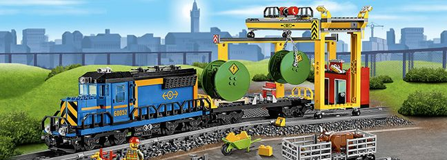 LEGO City train set