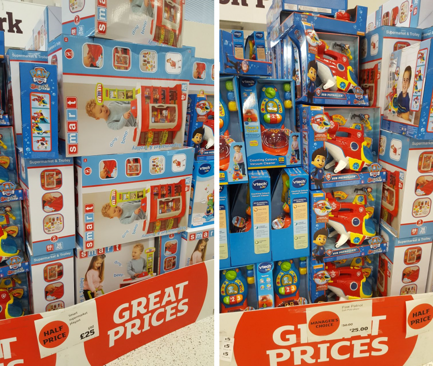 sainsbury's half price toy sale 2019