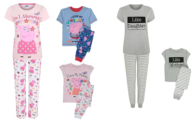 Mother S Day Pyjamas Including Mini Me Mum To Be Asda George