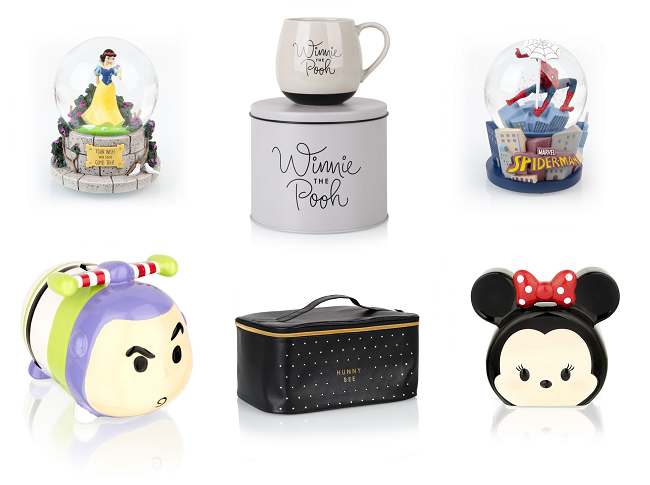 Disney merchandise at Clintons