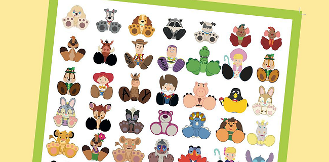 Disney Tiny Big Feet collector poster