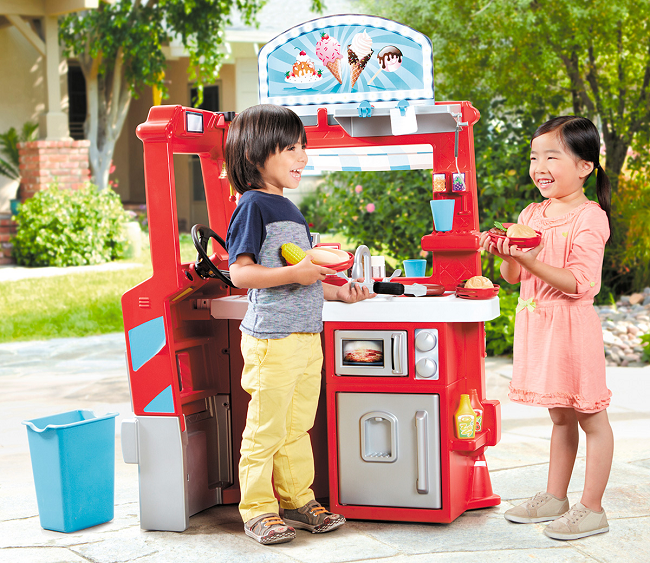 Little tikes food van shop