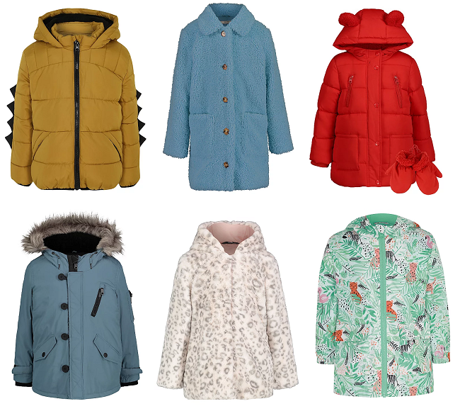 Asda childrens 2024 coats and jackets