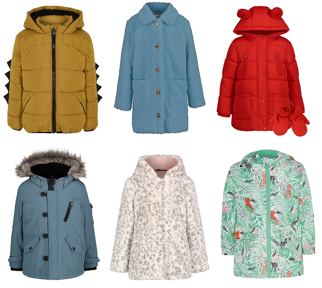 asda girls winter coats