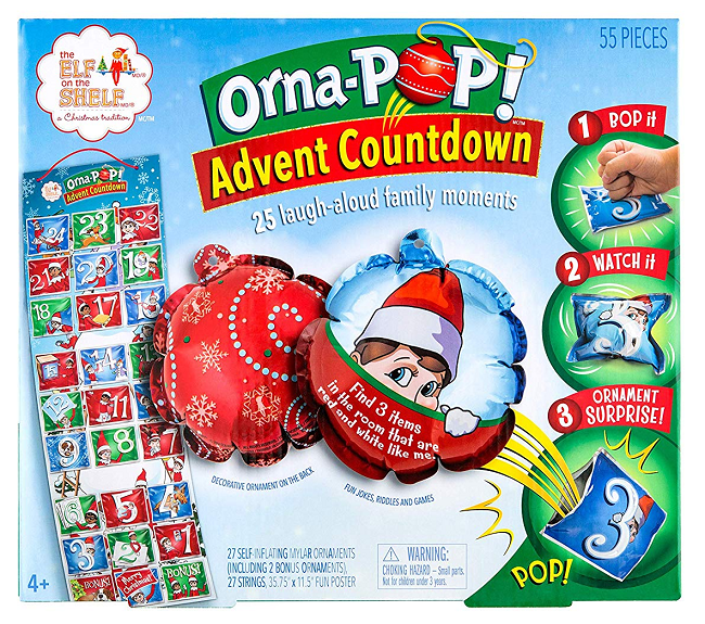 Elf On The Shelf Orna-POP Countdown Advent Calendar 2019