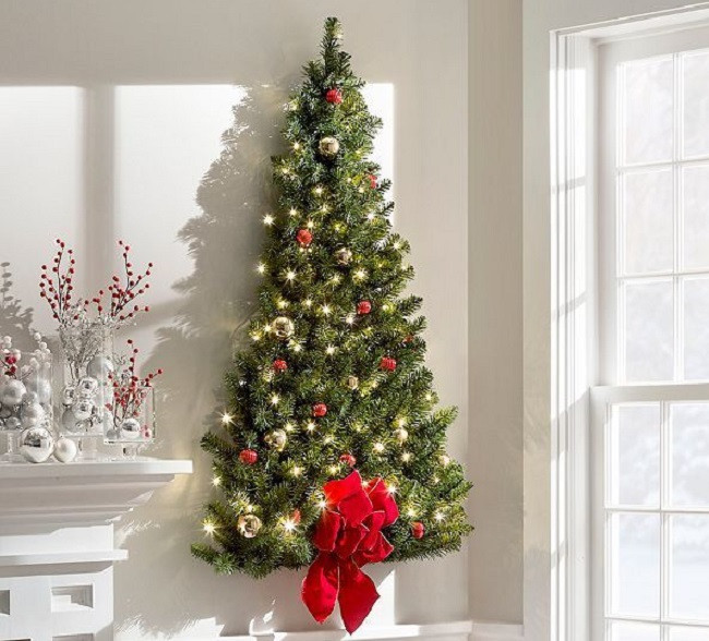 Flat back christmas tree deals