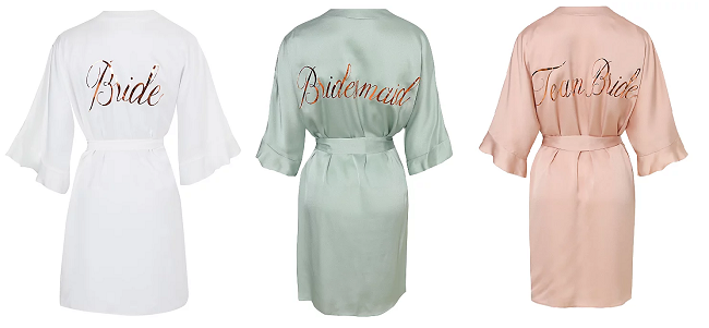bride robe asda
