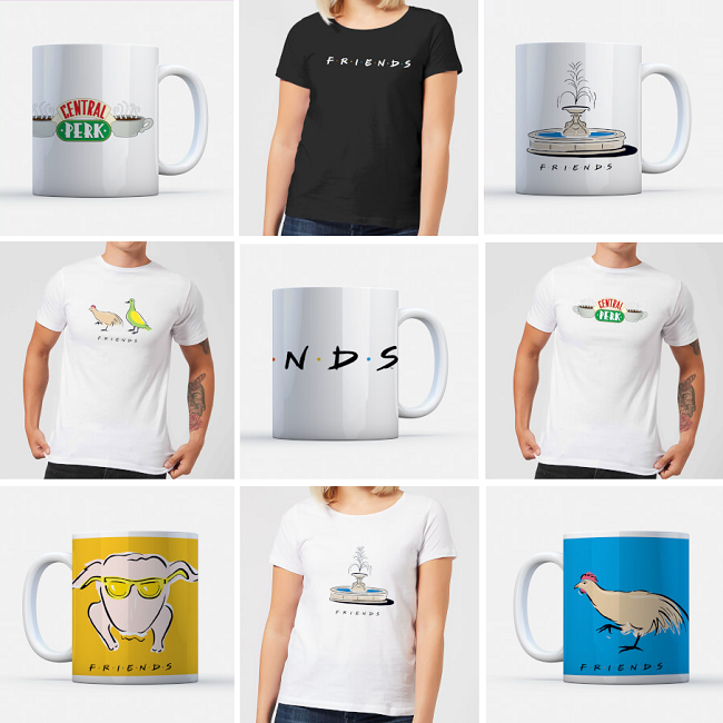 Friends Mug & T-Shirts from IWOOT